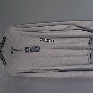 Mens Hart Schaffner Marx Merino Wool Sweater.  Size 2XB.  Gray. NWT